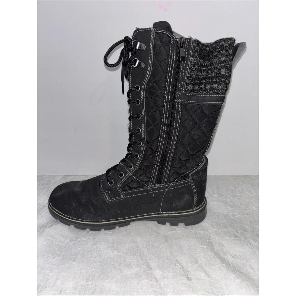 Women's Black Polar Winter Boots Size 9